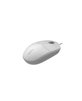 RAPOO 18102-RP N100 1600DPI Her İki El İle Kullanılabilen USB Beyaz Mouse