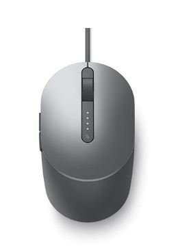 DELL 570-ABHM Laser Wired Mouse - MS3220 - Titan Gray