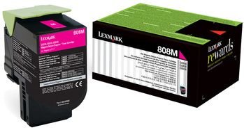 LEXMARK 80C80M0 CX310,CX410,CX510 Kırmızı 1000 Sayfa Lazer Toner