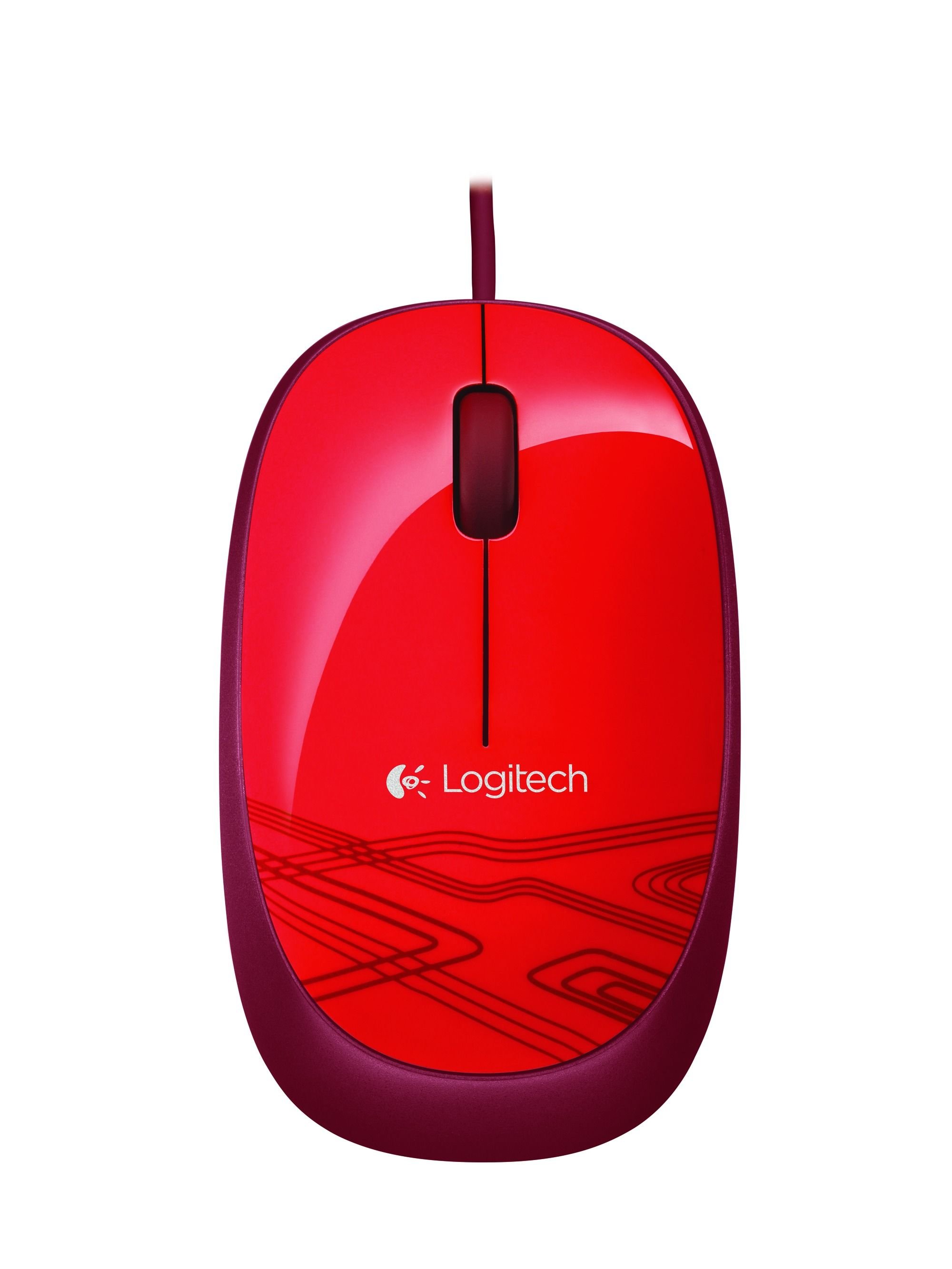 LOGITECH 910-002945 M105,Kablolu,USB Bağlantılı Optik Mouse,Kırmızı