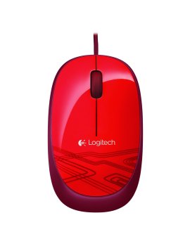 LOGITECH 910-002945 M105,Kablolu,USB Bağlantılı Optik Mouse,Kırmızı
