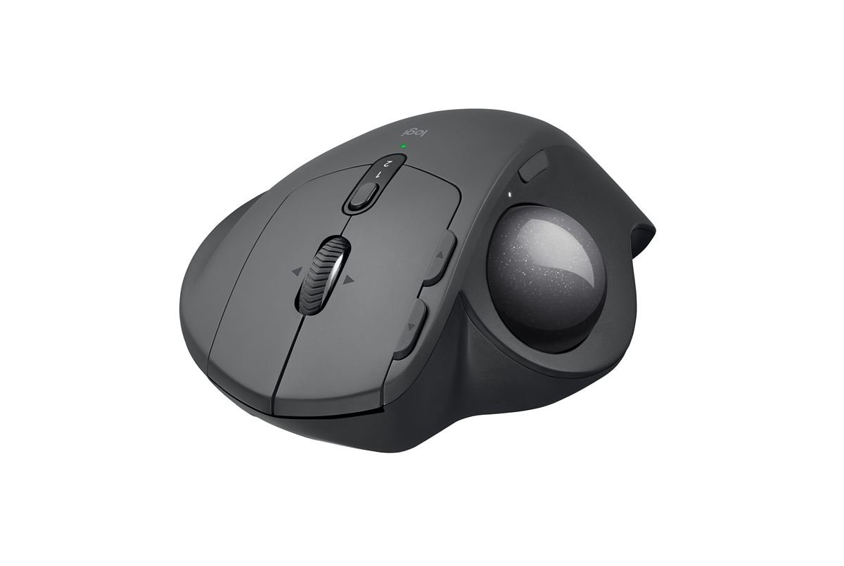 LOGITECH 910-005179 Mx Ergo Kablosuz Optik 2048DPI Trackball Füme Mouse