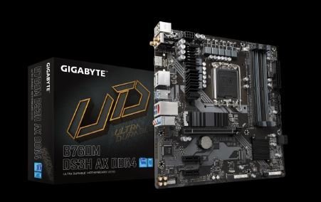 GIGABYTE B760M-DS3H-AX-DDR4 Intel® Socket LGA 1700:Support 13th and 12th Gen Series Processors
