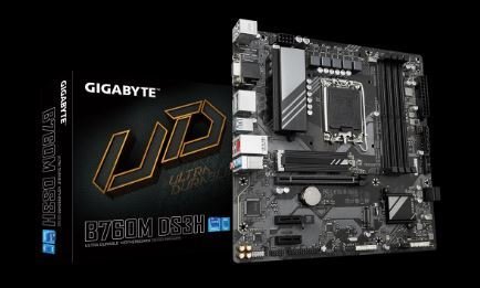 GIGABYTE B760M-DS3H-DDR5 Intel® Socket LGA 1700:Support 13th and 12th Gen Series Processors