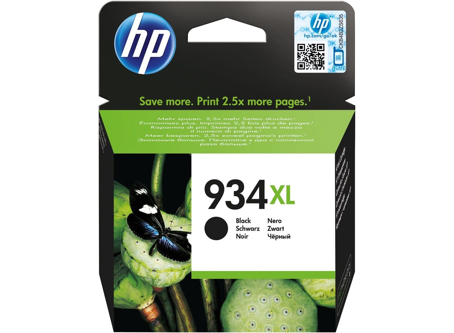 HP C2P23A No 934Xl Yüksek Kapasiteli Siyah Kartuş