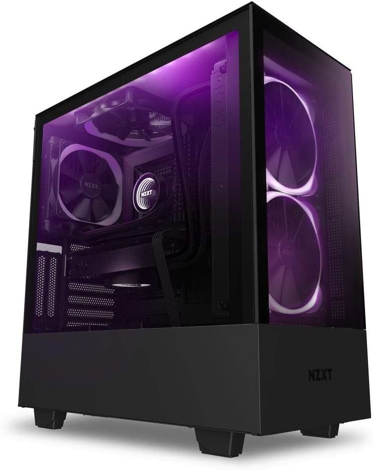 NZXT CA-H510E-B1 The H510 Elite compact ATX mid-tower is perfect for your RGB build.