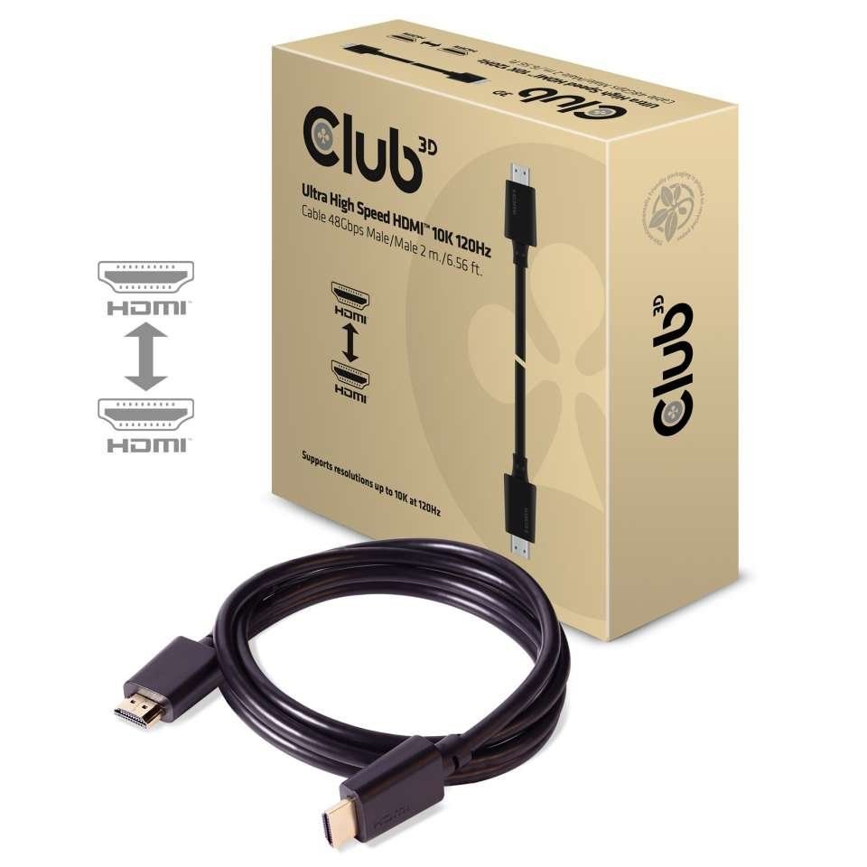 CLUB3D CAC-1372 2mt HDMI 2.1 Kablo