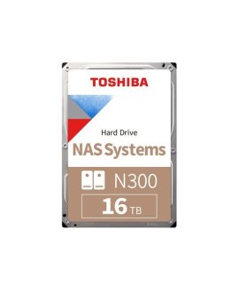 TOSHIBA HDWG31GUZSVA 3.5'' 16TB 7200 SATA3 512MB N300 7/24 NAS