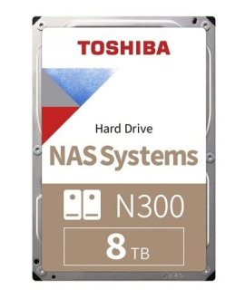 TOSHIBA HDWG480UZSVA 8TB N300 SATA 3.0 7200RPM 256MB 3.5'' Dahili Disk
