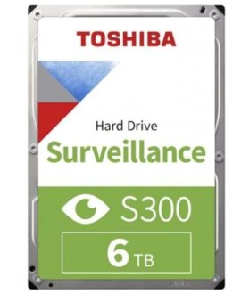 TOSHIBA HDWT860UZSVA 6TB S300 SATA 3.0 5400RPM 256MB 3.5'' Dahili Disk
