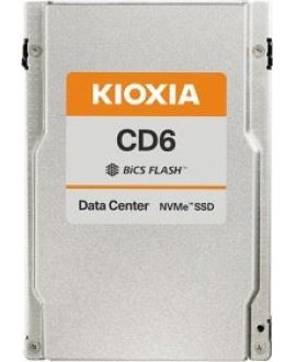 KIOXIA KCD61LUL7T68 SSD 7680GB 64GT/s DWPD1 PCIe 4.0, NVME 1.4 TLC