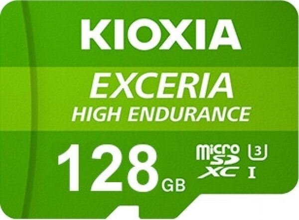 KIOXIA LMHE1G128GG2 128GB EXCERIA HIGH ENDURANCE microSD C10 U3 V30 A1 Hafıza kartı