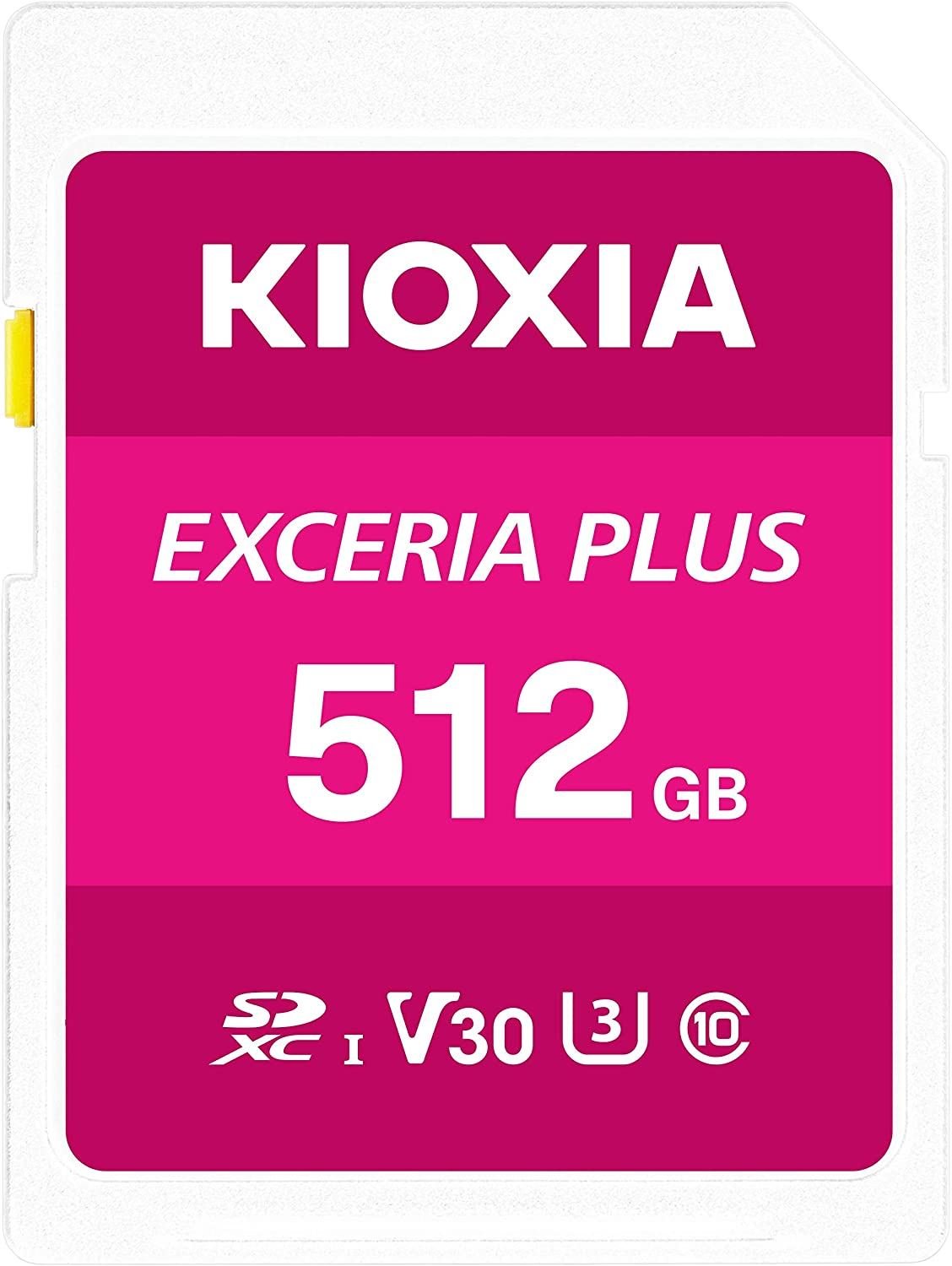 KIOXIA LMPL1M512GG2 512GB EXCERIA PLUS microSD C10 U3 V30 UHS1 A1 Hafıza kartı
