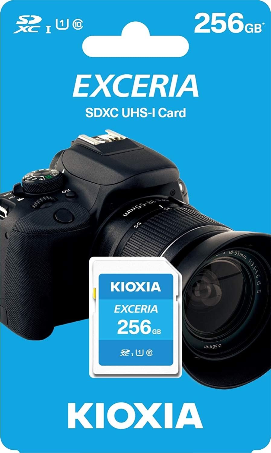 KIOXIA LNEX1L256GG4 256GB NormalSD EXCERIA C10 U1 UHS1 R100 Hafıza kartı