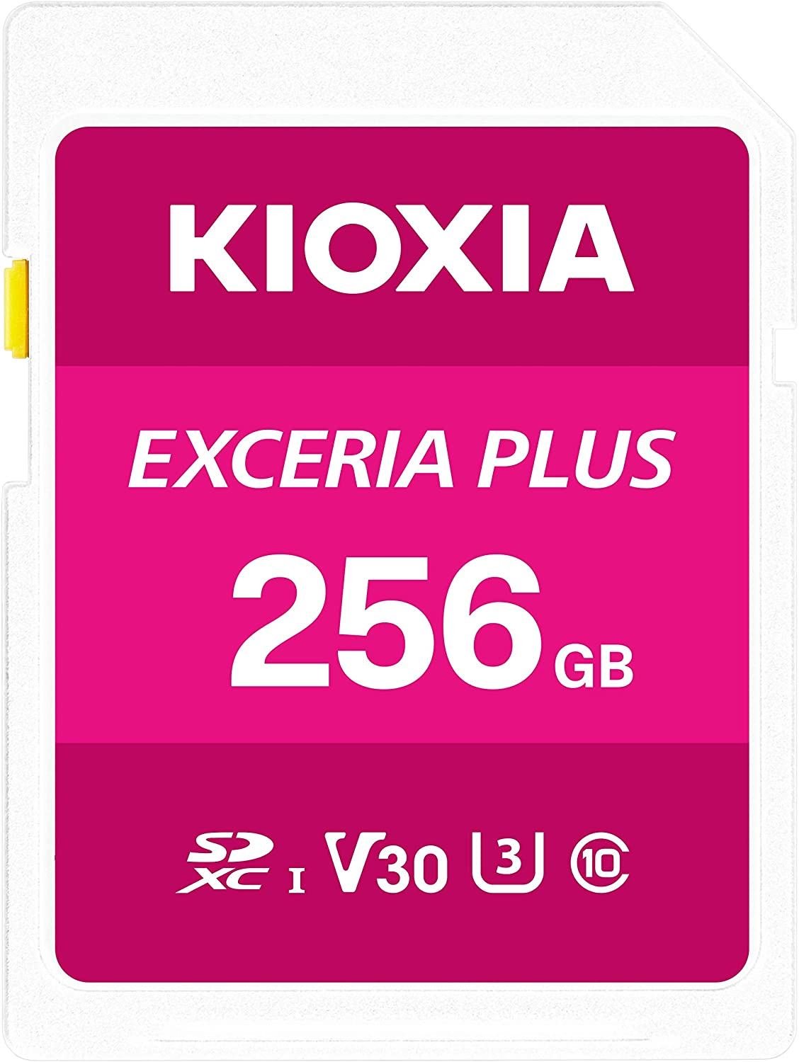 KIOXIA LNPL1M256GG4 256GB NormalSD EXCERIA PLUS C10 U3 V30 UHS1 R98 Hafıza kartı
