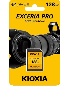 KIOXIA LNPR1Y128GG4 128GB NormalSD EXCERIA PRO C10 U3 V90 UHS-II Hafıza kartı