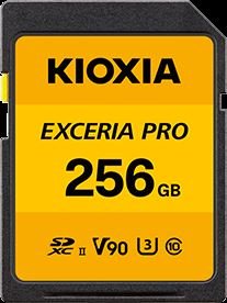 KIOXIA LNPR1Y256GG4 256GB NormalSD EXCERIA PRO C10 U3 V90 UHS-II Hafıza kartı