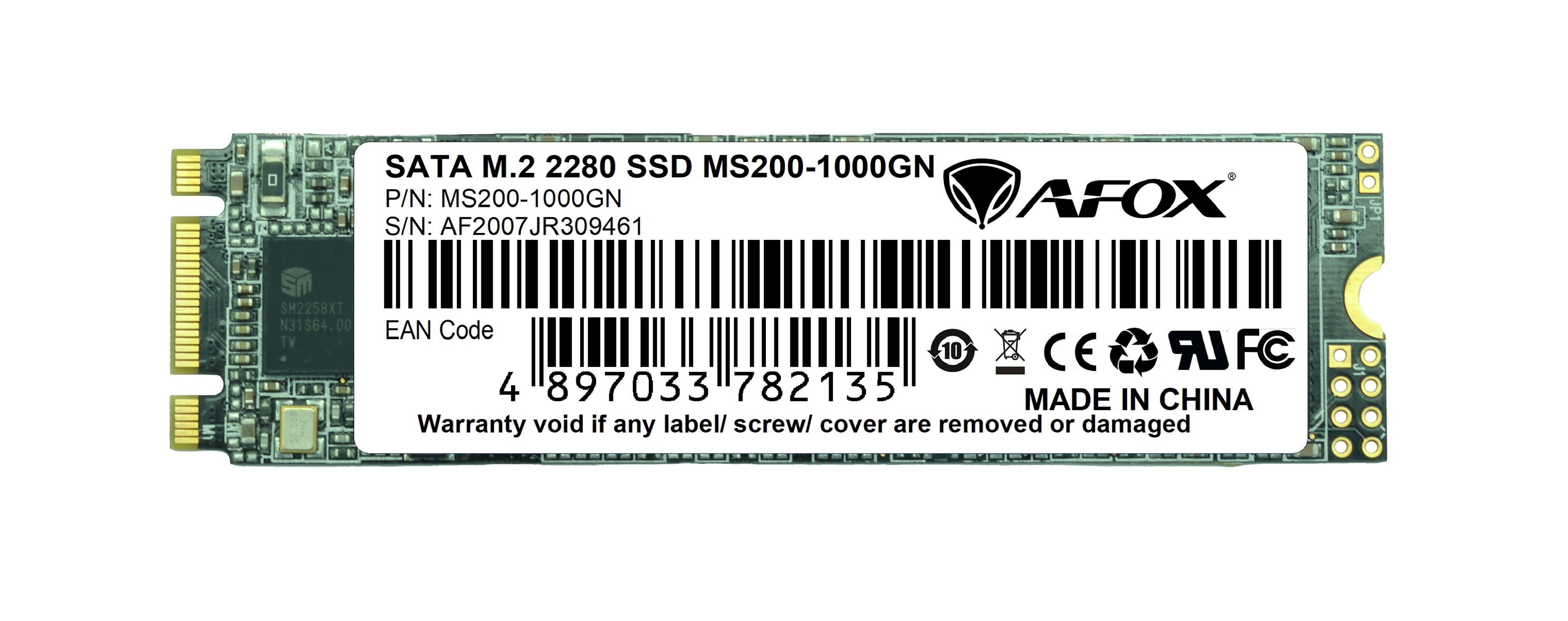 AFOX MS200-1000GN 1000GB SATA3 560-500MB/S 7MM 2.5