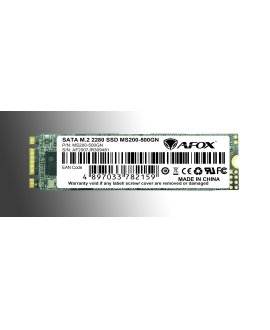 AFOX MS200-500GN 500GB SATA3 560-500MB/S  7MM 2.5" Flash SSD