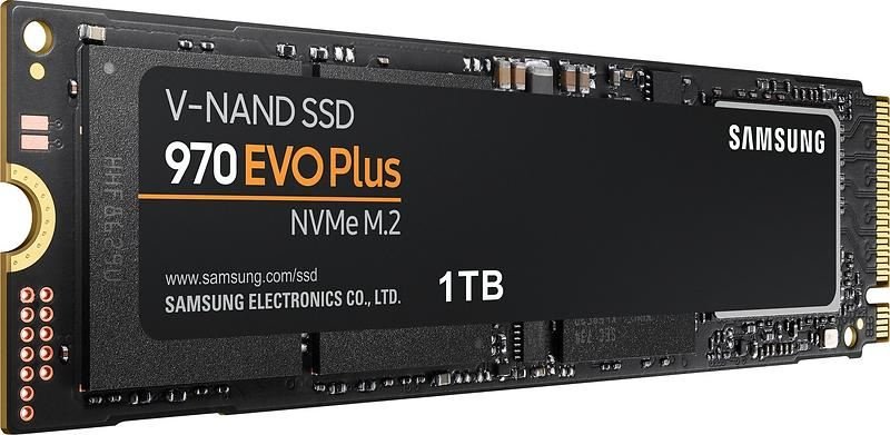 SAMSUNG MZ-V7S1T0BW 1TB 970 Plus Evo PCIe M.2 3500-3300MB/s 2.38mm Flash SSD