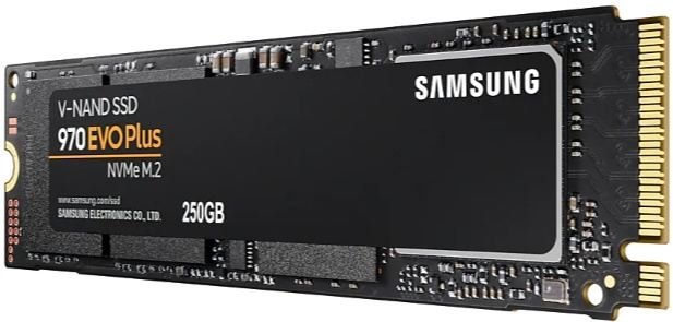 SAMSUNG MZ-V7S250BW 250GB 970 Evo Plus PCle M.2 3500-3300MB/s 2.38mm Flash SSD