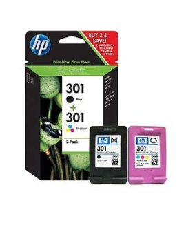 HP N9J72A No 301 Siyah ve Renkli Paket Kartuş