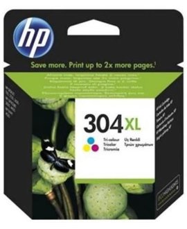 HP N9K07A No 304Xl Yüksek Kapasiteli Üç Renkli Kartuş