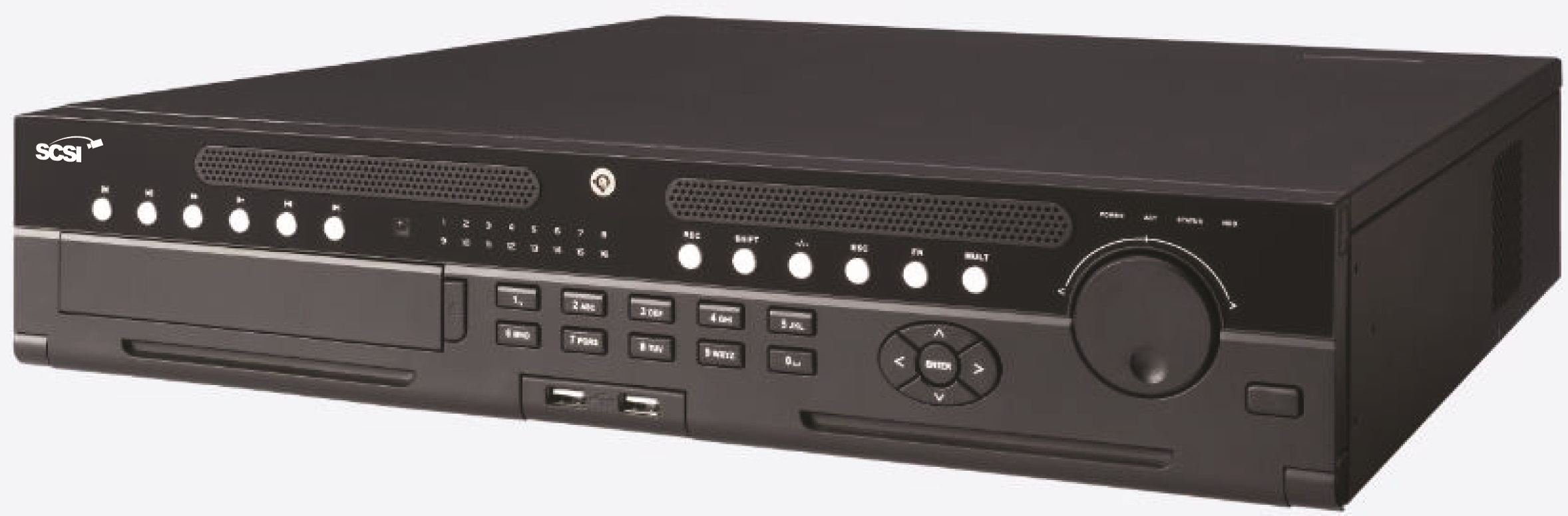SCSI NVR608R-128-4K 128KNL H264 384Mbps RAID 48tbx8HDD 2HM/V
