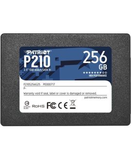 PATRIOT P210S256G25 256GB P210 Sata 3.0 500-400MB/s 7mm 2.5" Flash SSD