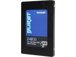 PATRIOT PBU240GS25SSDR 240GB BURST Sata 3.0 560-540MB/s 7mm 2.5