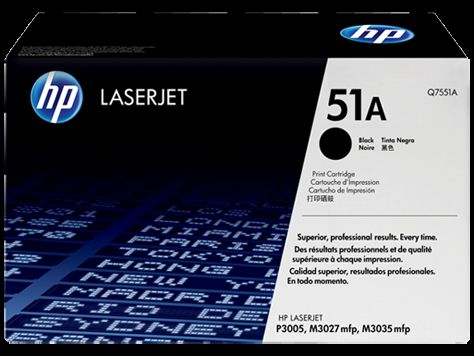 HP Q7551A No 51A Siyah 6500 Sayfa Lazer Toner