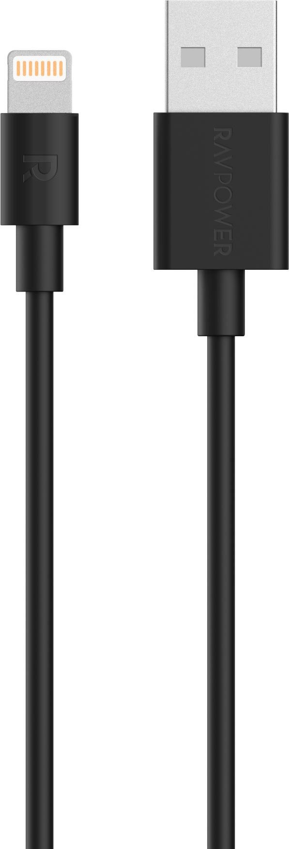 RAVPOWER RP-CB029 20 cm Apple MFI Lisanslı Lightning Şarj/Data Kablosu Siyah