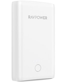 RAVPOWER RP-PB170-WH Çift 2.4A Çıkış 10050mAh Taşınabilir Şarj Cihazı Powerbank Byz