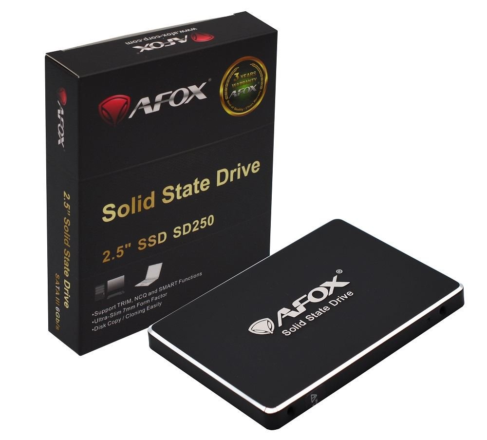 AFOX SD250-256GN 256GB SATA3 560-480MB/S 2.5'' Flash SSD