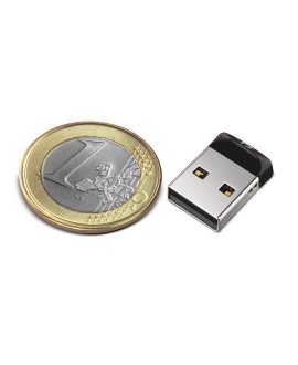 SANDISK SDCZ33-016G-G35 16GB Cruzer FIT USB 2.0 Siyah USB Bellek