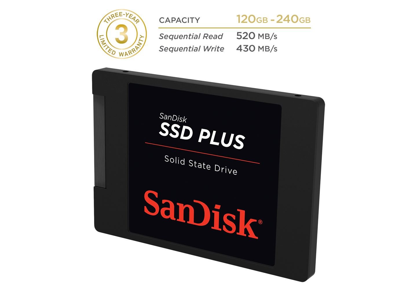 SANDISK SDSSDA-1T00-G27 SSD PLUS 1TB 2.5