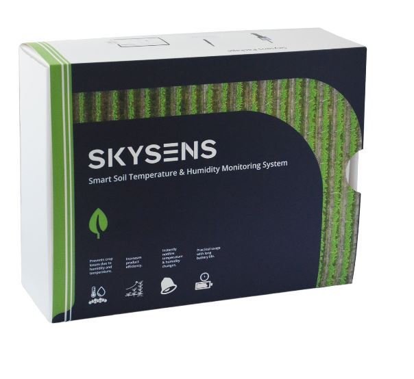 SKYSENS SKYBOX4 Skysens Kablosuz Akıllı Toprak Sıcaklık & Nem Takip Sistemi