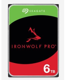 SEAGATE ST6000NT001 IronWolf Pro 6 TB Kurumsal NAS Dahili Sabit Disk HDD CMR 3.5" SATA 6 Gb