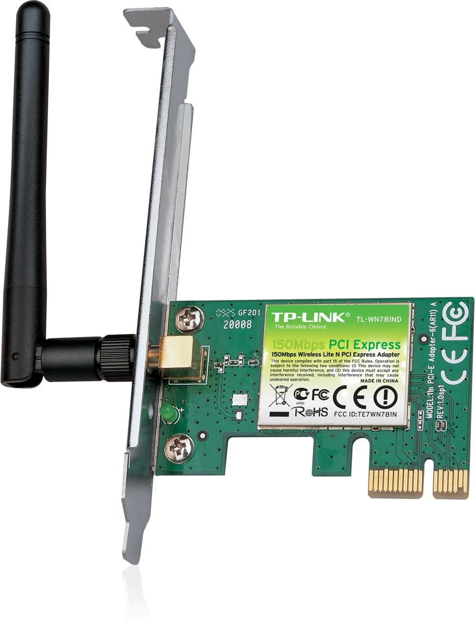 TP-LINK TL-WN781ND 150Mbps 1xDeğiştirilebilir Antenli PCI Express Sinyal Alıcı