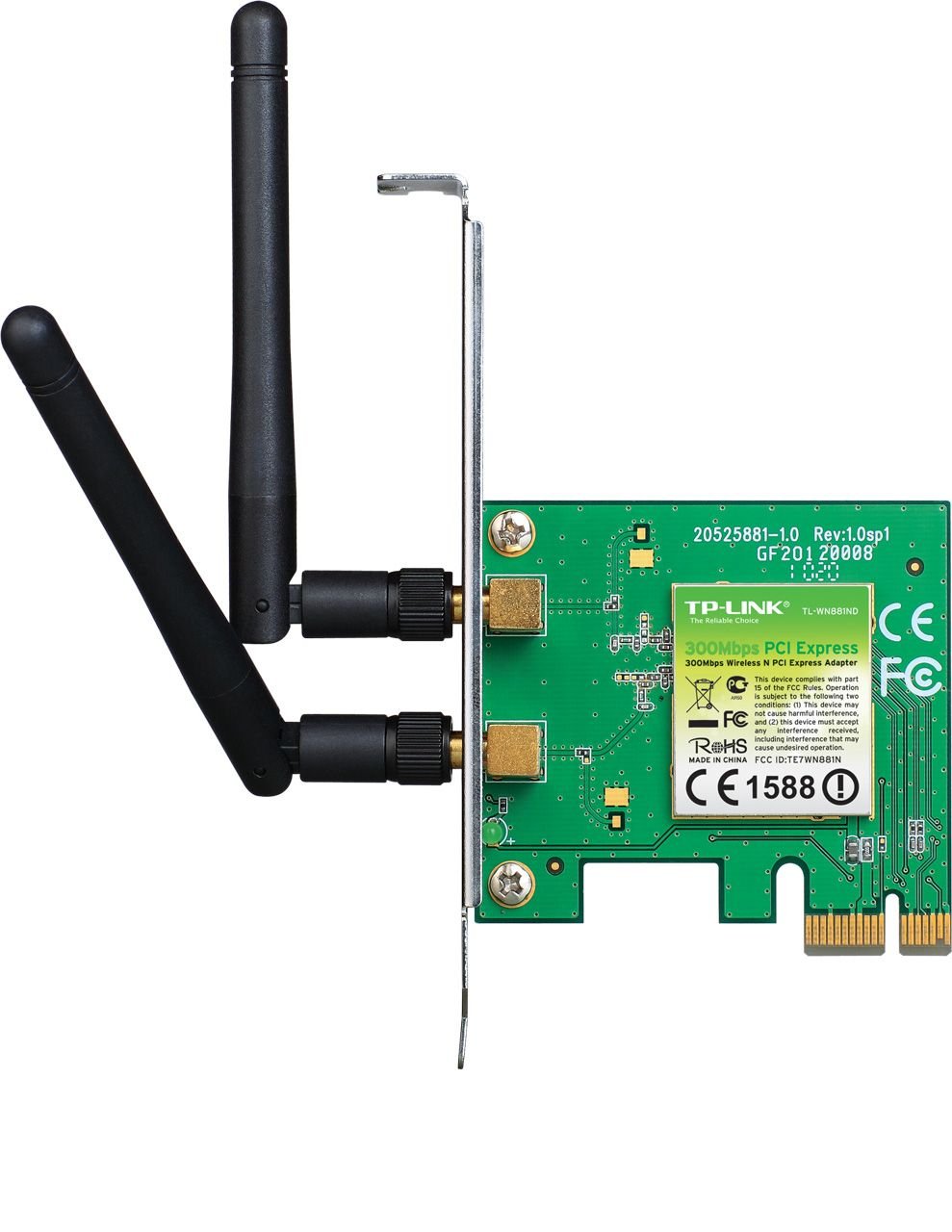 TP-LINK TL-WN881ND 300Mbps 2 Adt 2Dbi Değiştirilebilir Antenli Pci Express Adaptör