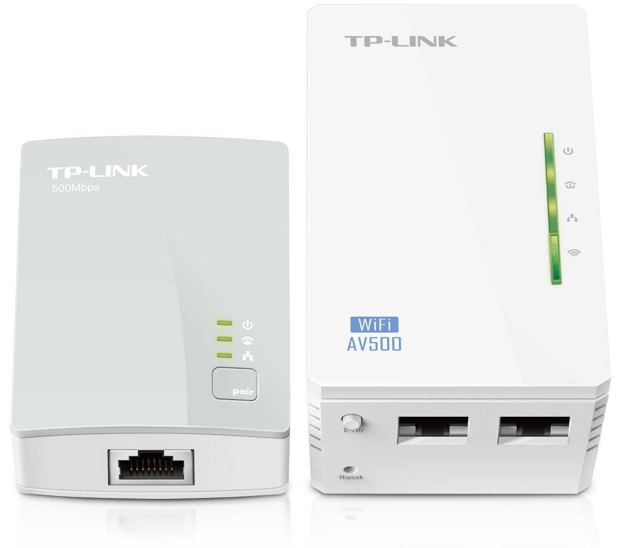 TP-LINK TL-WPA4220KIT 300Mbps 300M Mesafeli 2xLAN Port Powerline Adaptör