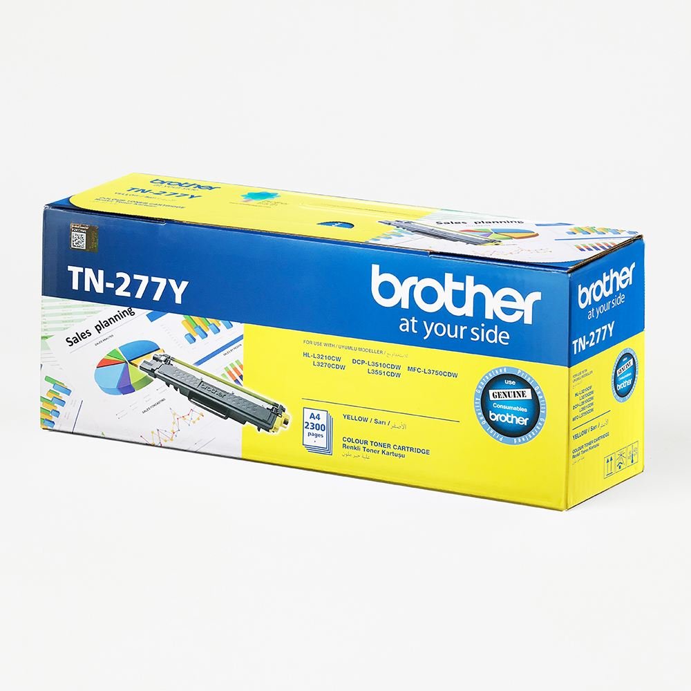 BROTHER TN-277Y Sarı 2300 Sayfa Lazer Toner