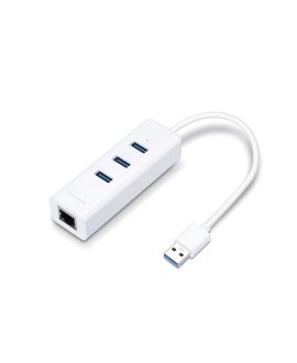 TP-LINK UE330 USB 3.0 3 Port Hub ve Ethernet Adaptör Çoklayıcı
