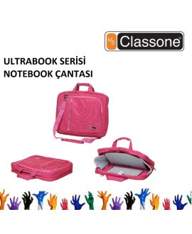 CLASSONE UL166 13-14-15.6'' Ultracase Serisi Pembe Notebook Çantası