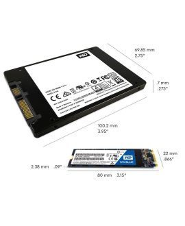 WDS200T2B0A 2TB Blue Sata 3.0 560-530MB/s 7MM 2.5" Flash SSD