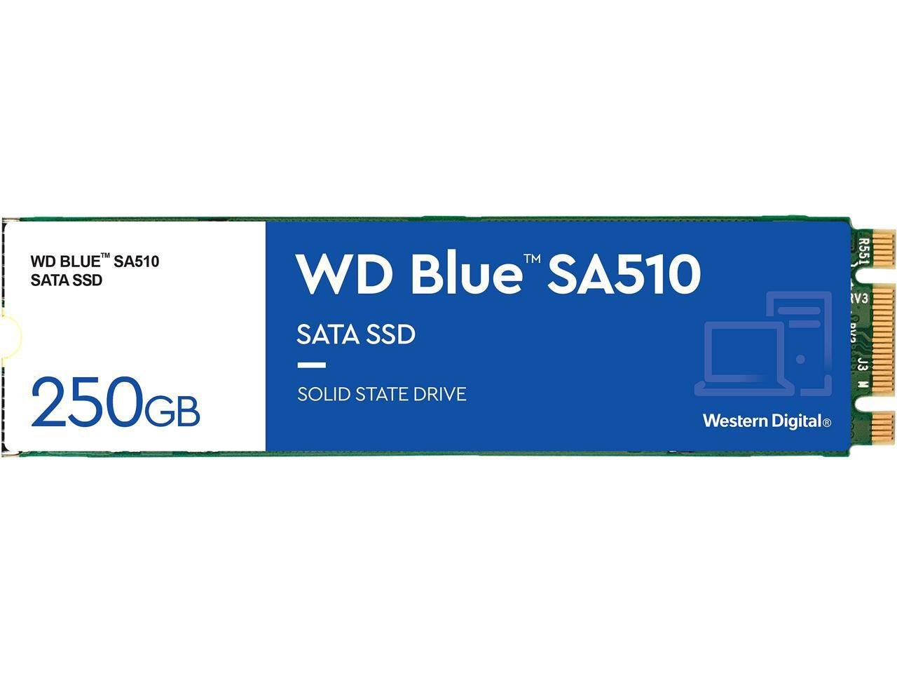 WDS250G3B0B Blue SA510 SATA SSD 2.5 inç 7 mm kasalı 250GB
