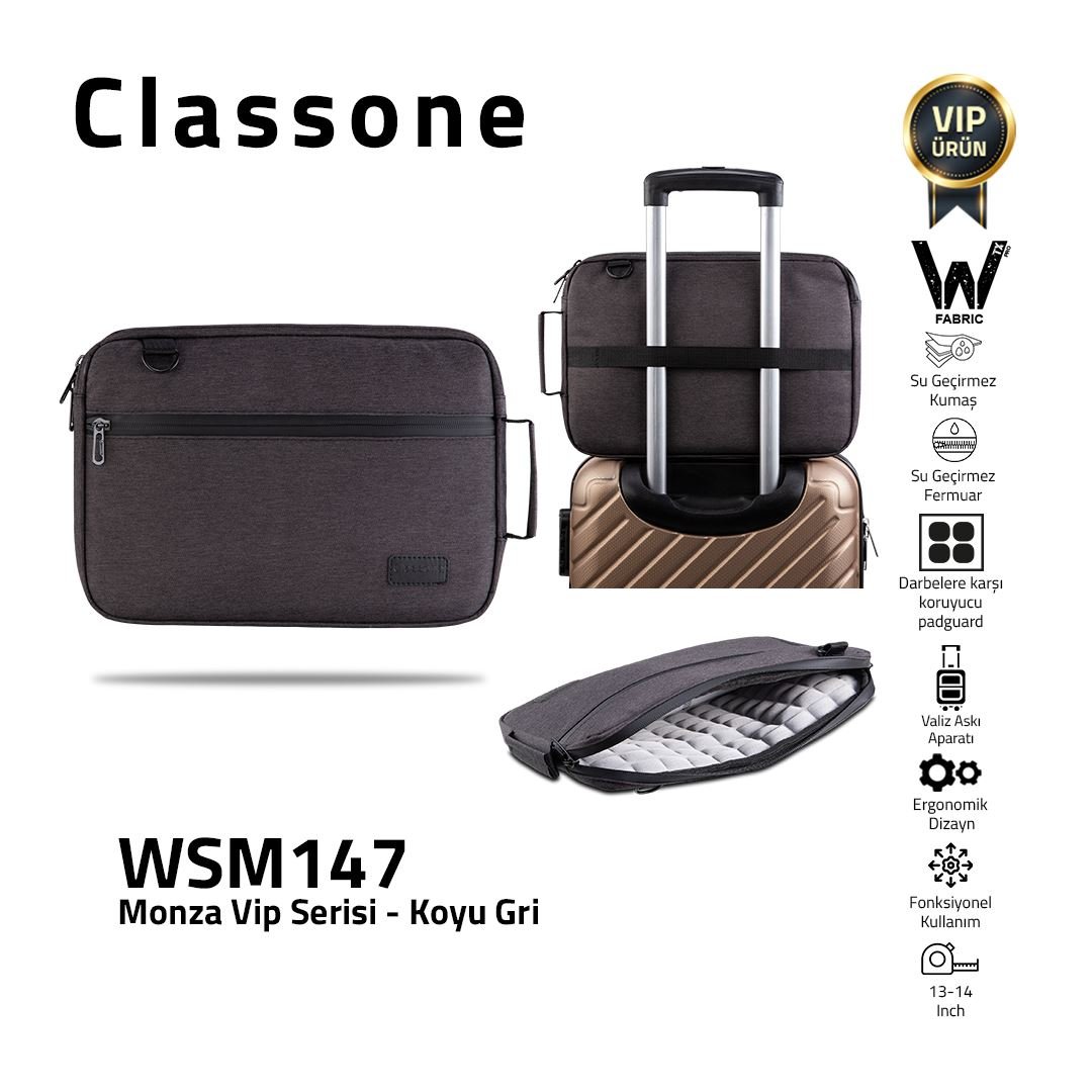 CLASSONE WSM147 Monza Serisi 13-14 inch Uyumlu Macbook