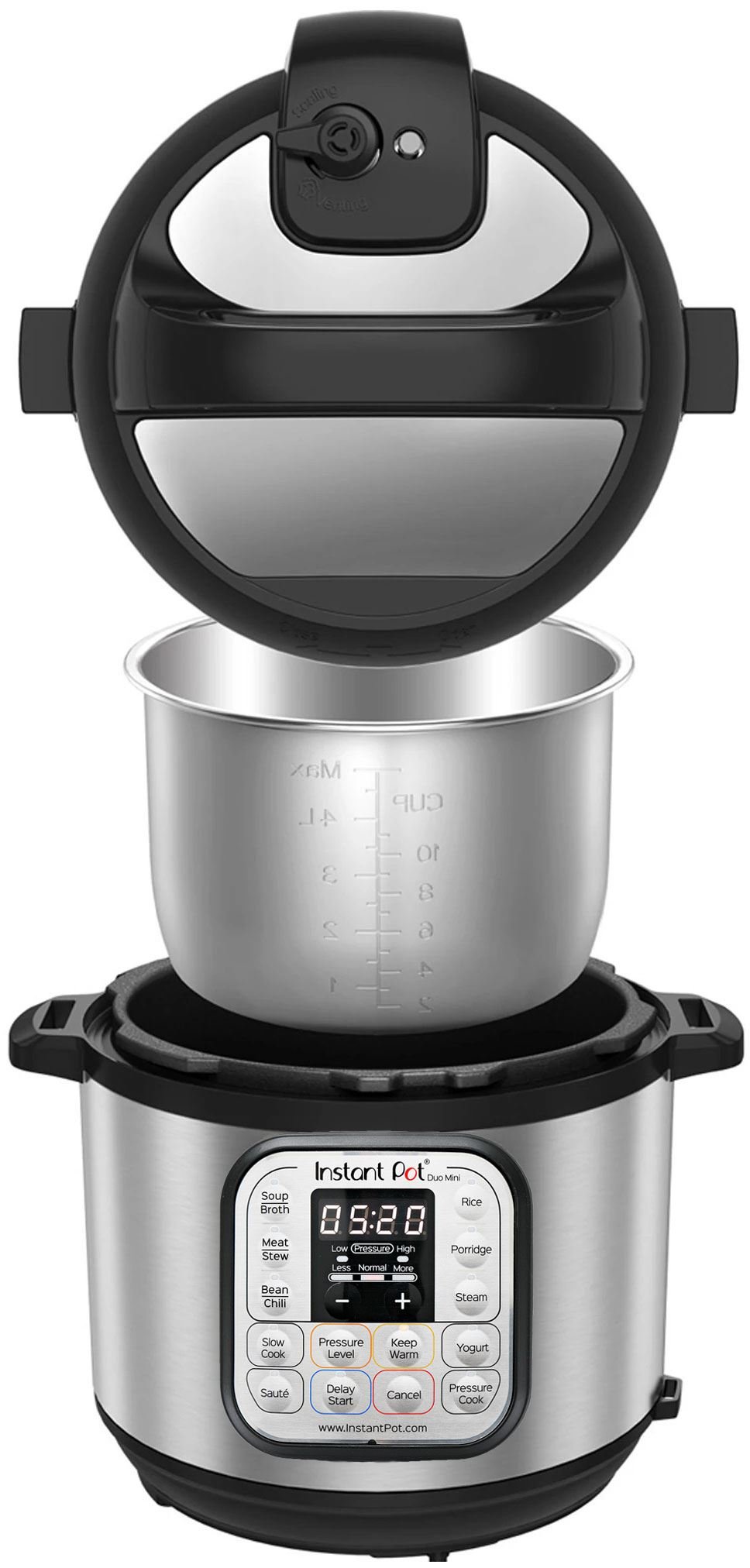 INSTANT 110-0045-01-EU Duo Mini 7'si Bir 3EU 3LT. Basınçlı Pişirici