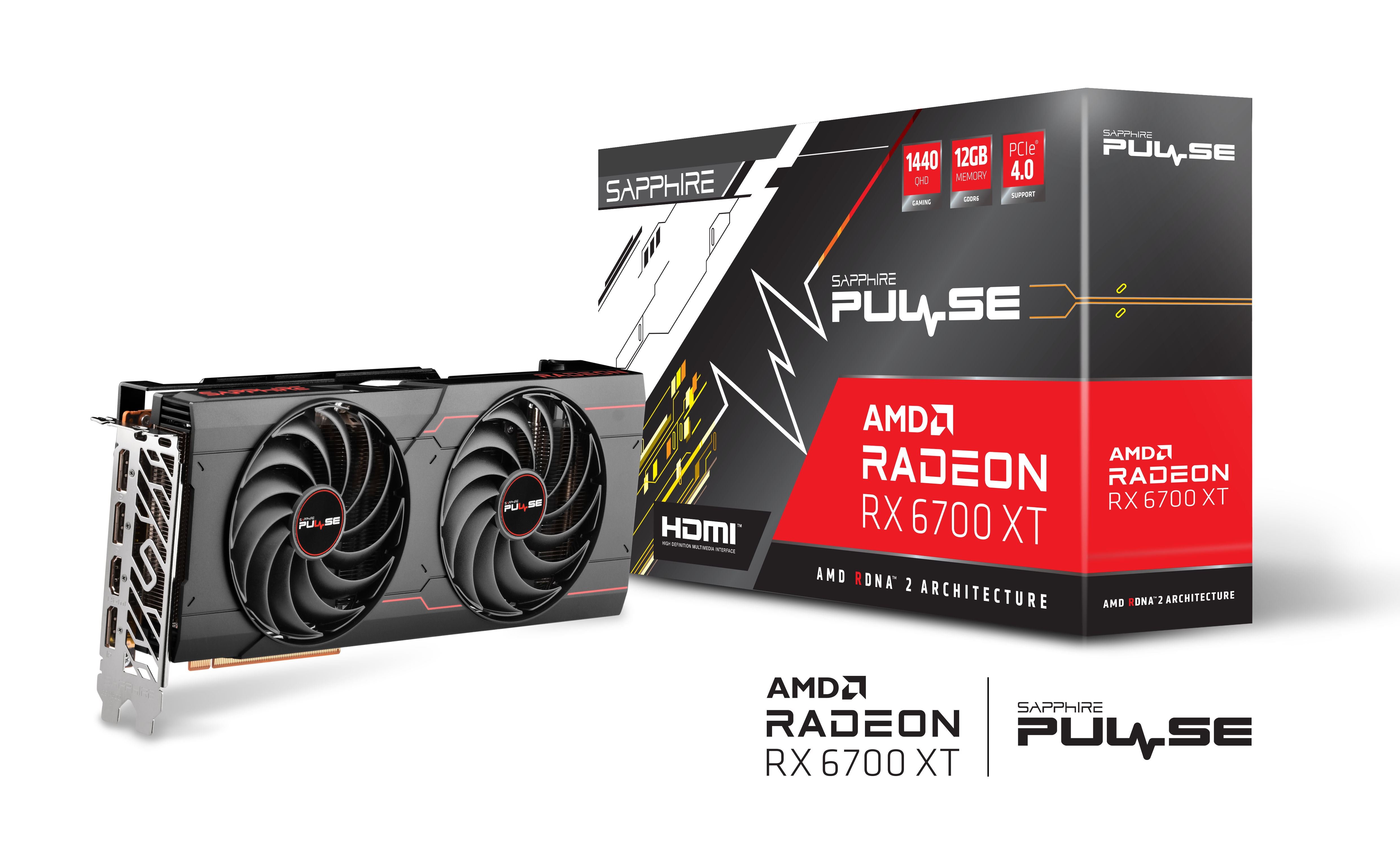 SAPPHIRE 11306-02-20G AMD Radeon RX 6700 XT GAM 12GB GDDR6 192Bit Ekran Kartı