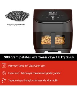 INSTANT 140-3097-01-EU 6Qt Vortex Plus 5.6 Litre 6 Fonksiyonlu Cam Pencereli Hava Fritözü